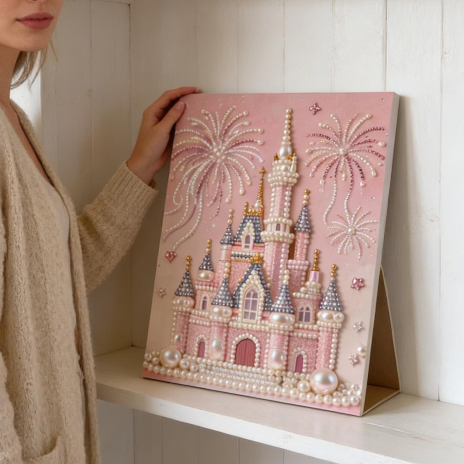 Art Craft Activities - Kit de Pintura com Pérolas DIY,