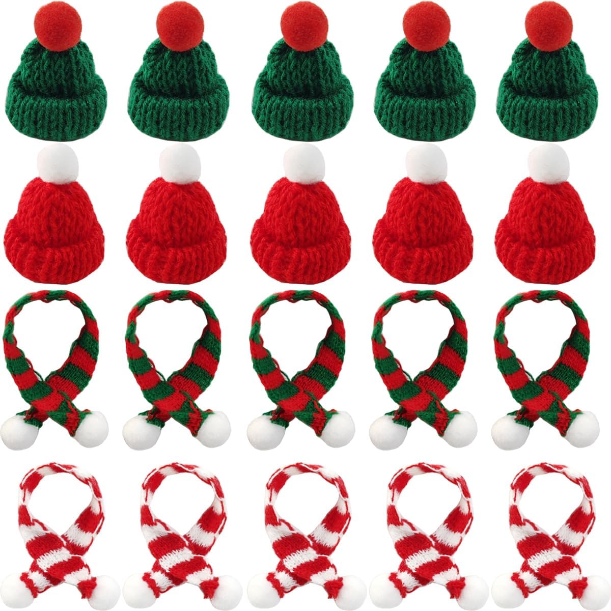 Art Craft Hat - 32 pçs mini chapéu de malha