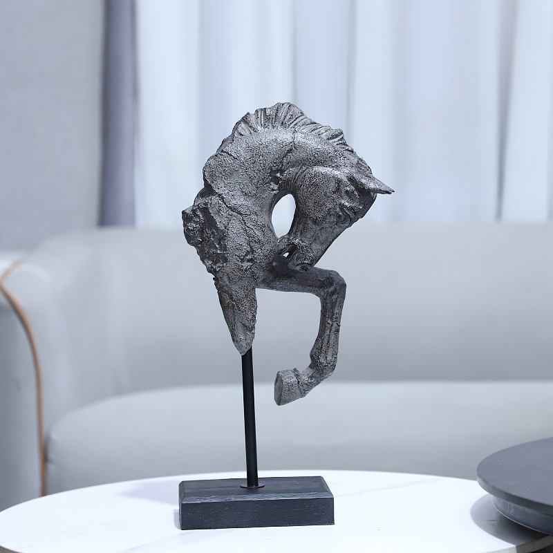 Art Craft Horse - Escultura de Cavalo Antigo em Resina