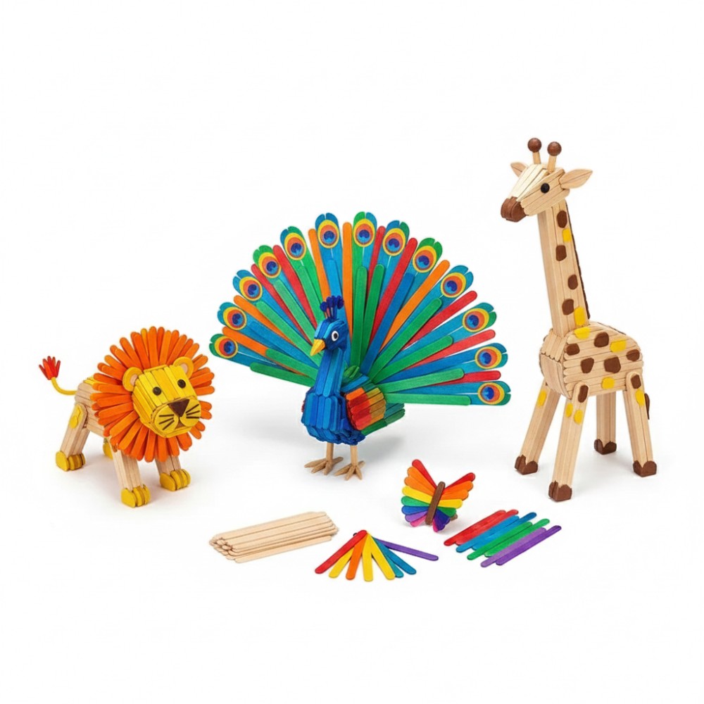 Art Craft Education - 50 peças de palitos de picolé