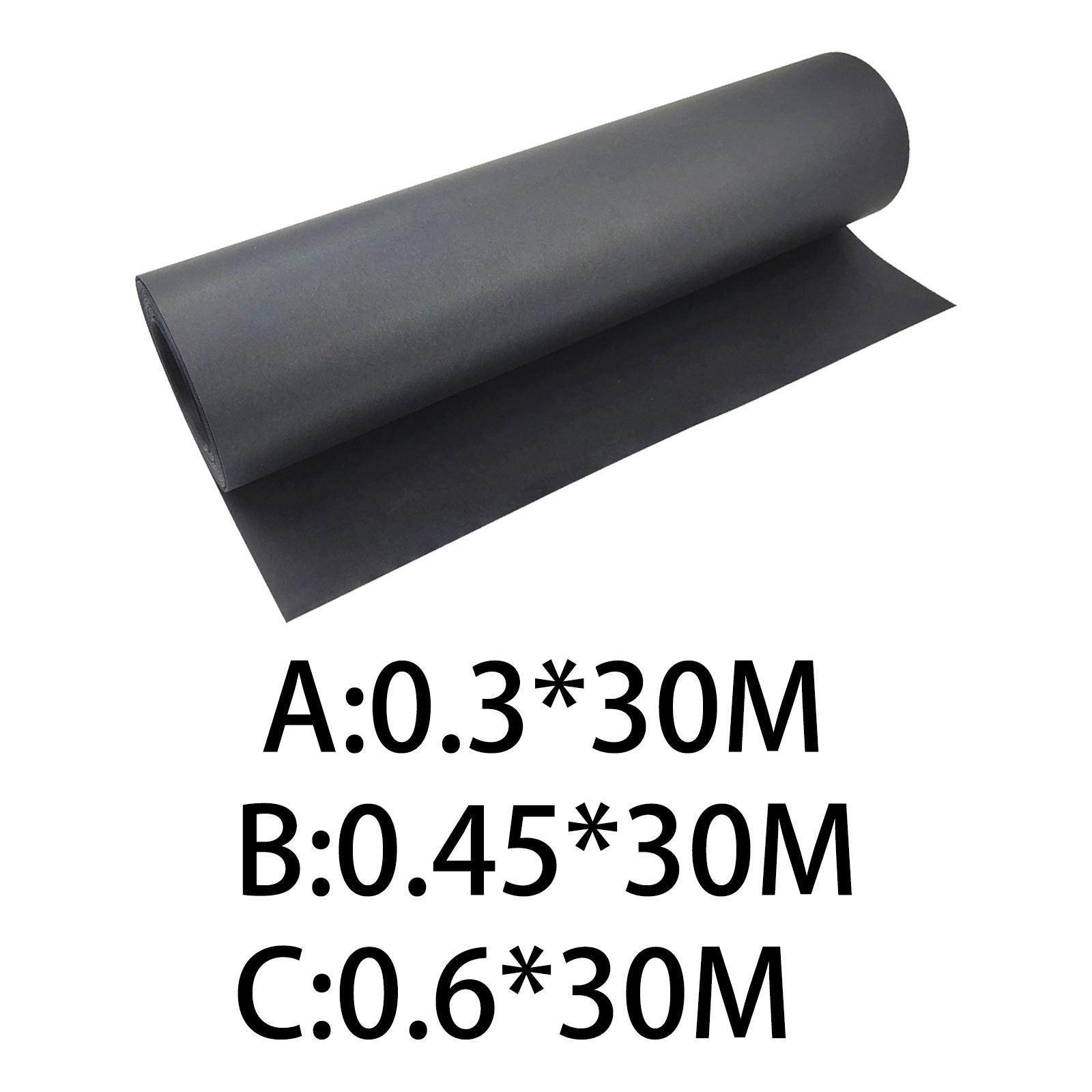 Art And Craft Recycle - Rolo de Papel Kraft Preto Ecológico