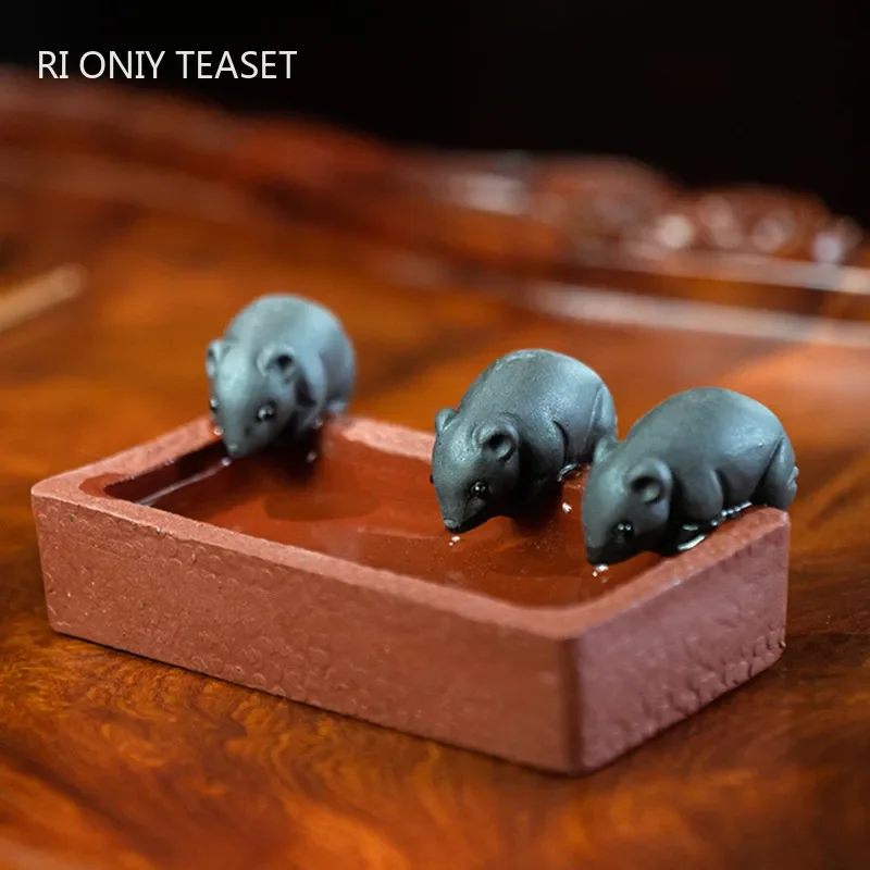 Art Craft Clay - Chinês yixing roxo argila chá animal