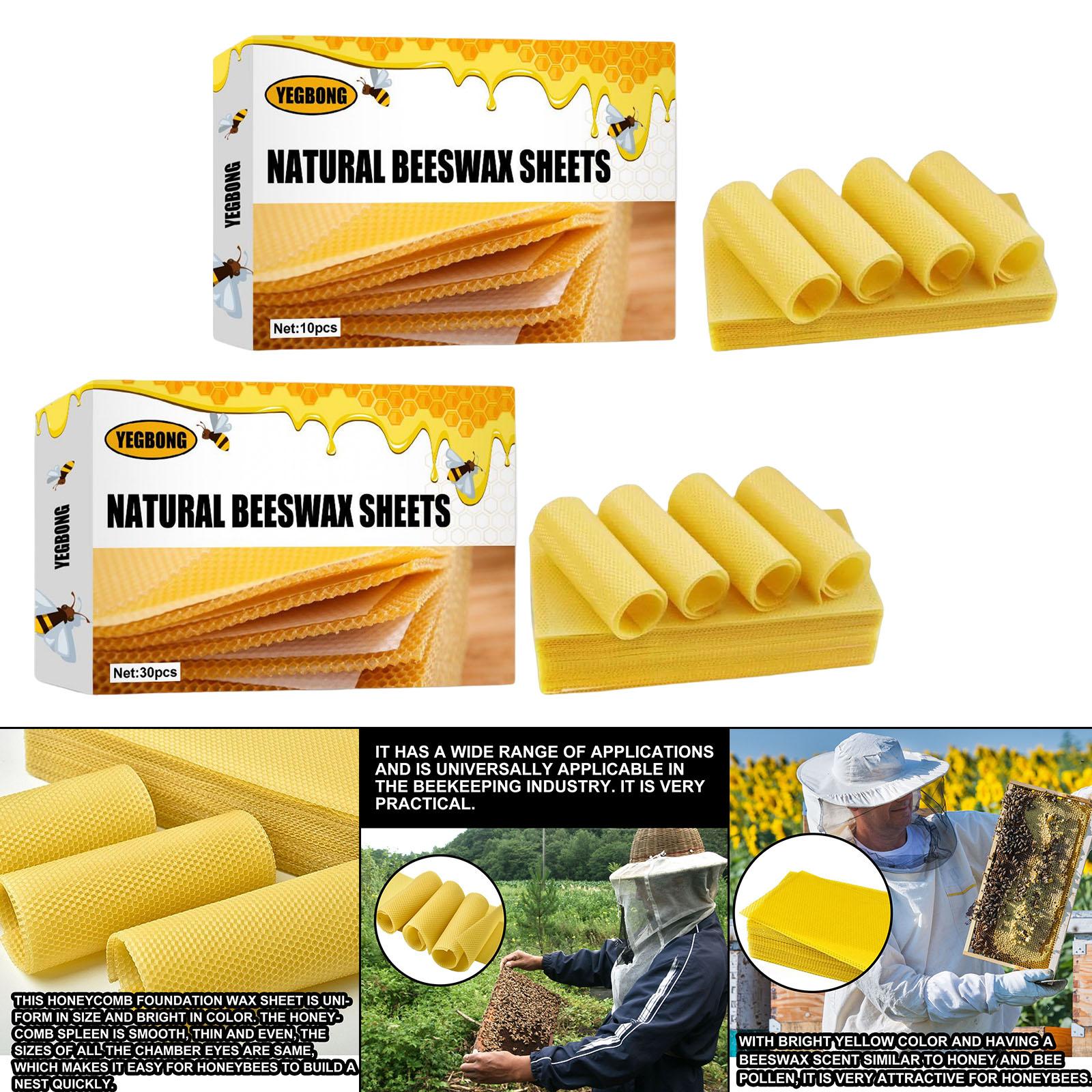 Candle Making Wax - Folhas de Cera de Abelha para