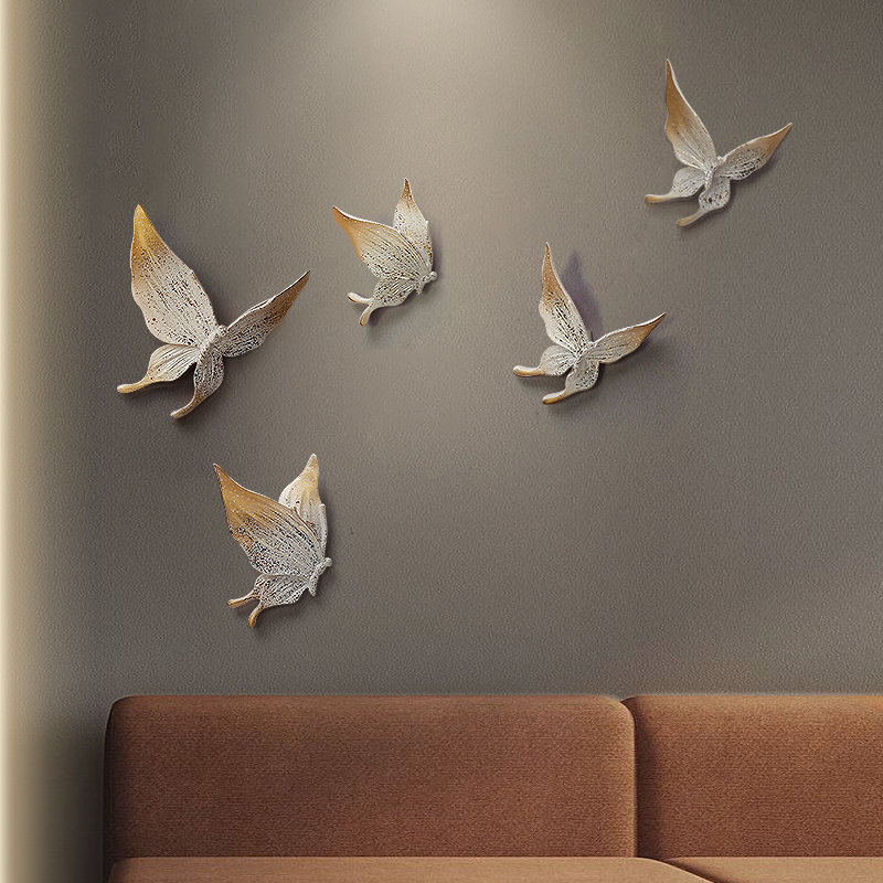 Art And Craft For Nursery - 5 pçs 3d colorido borboleta adesivos