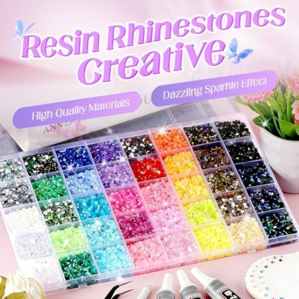 Art Craft Hat - Kit de Strass de Resina Multicolorido