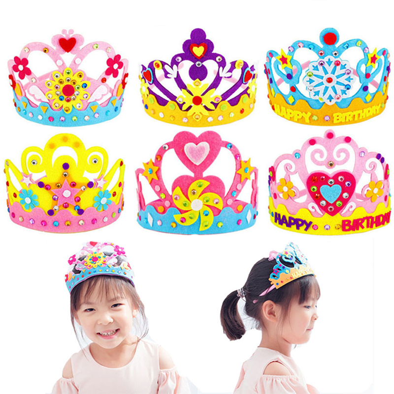 Art Craft Hat - Diy artesanato brinquedo coroa papel criativo