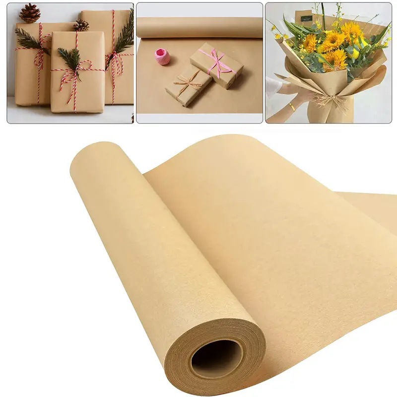 Art And Craft Recycle - Papel kraft marrom, ideal para embrulho