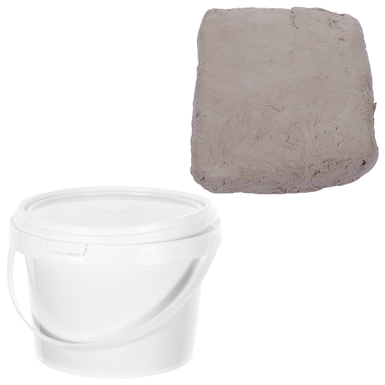 Art Craft Clay - 1 Conjunto de Argila Branca de