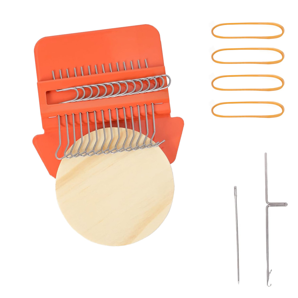 Loom Weaving Frame - Mini tear de madeira para darning,