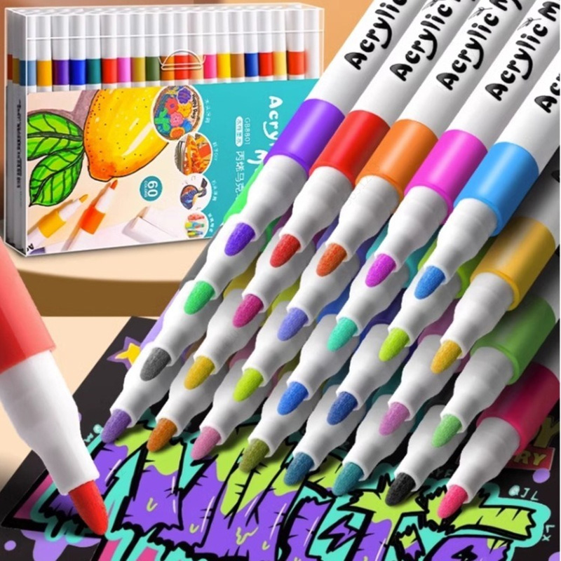 Art Craft Kindergarten - Conjunto de 12-80 Cores de Canetas