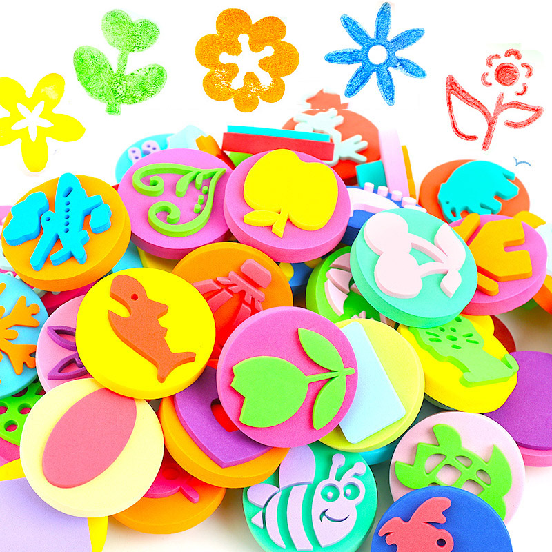 Art Craft For 3 Year Old - 6 pçs/saco selos de espuma para