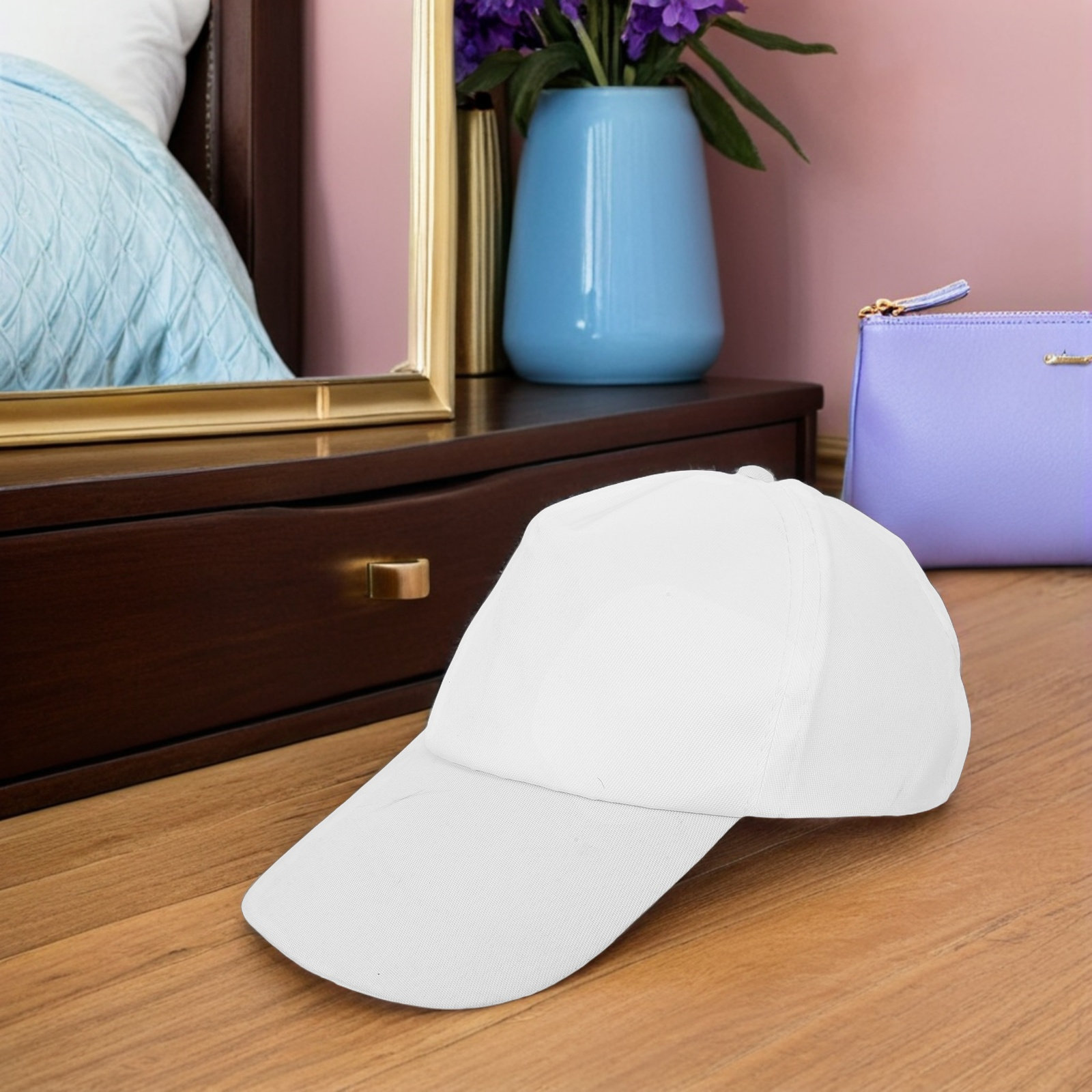 Art Craft Activities - Conjunto de 1 Boné Branco Liso