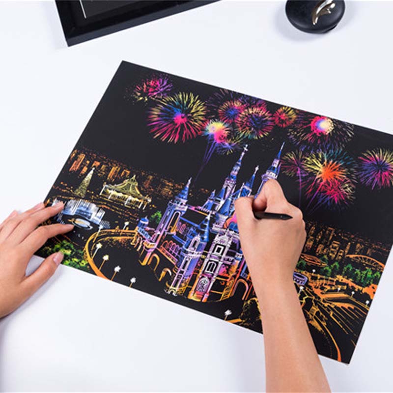 Art Craft For 3 Year Old - Novo criativo magia scratch arte artesanato