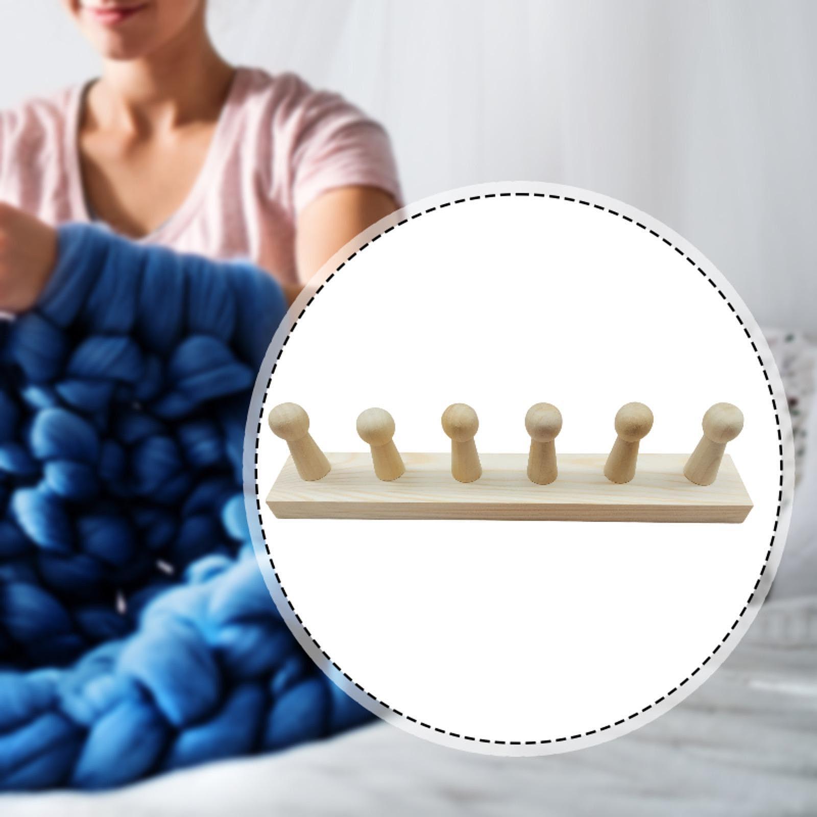 Loom Weaving Frame - Kit de Tricô Portátil para Cobertores