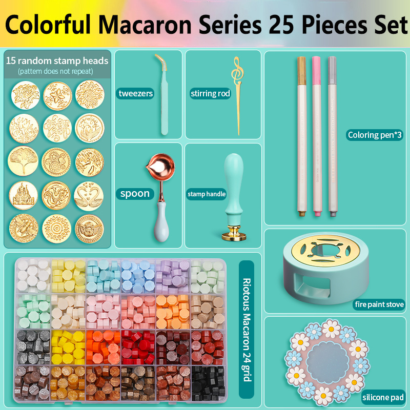 Conjunto de selo de cera kit d - Batik Wax Kit avaliação e preço
