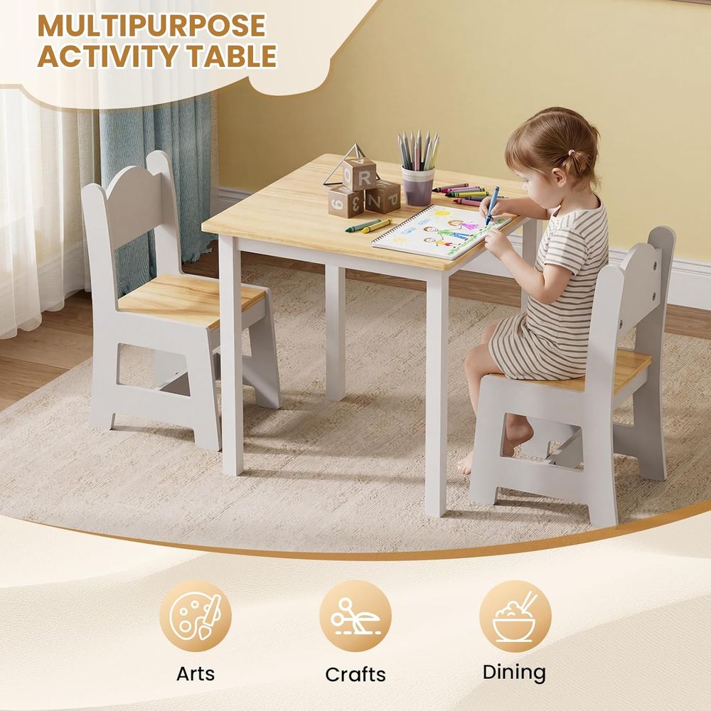 Mesa e 2 Cadeiras para Criança - Art And Craft For Nursery avaliação e preço