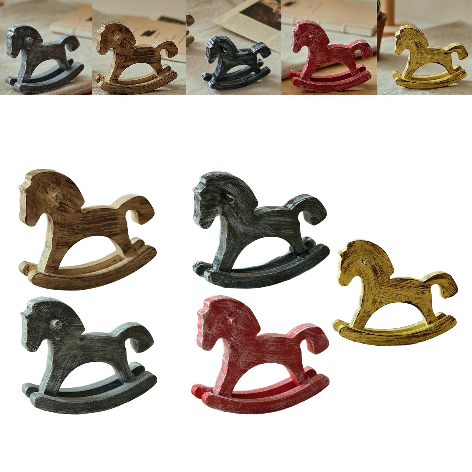 Cavalo de Balanço de Madeira,  - Art Craft Horse avaliação e preço