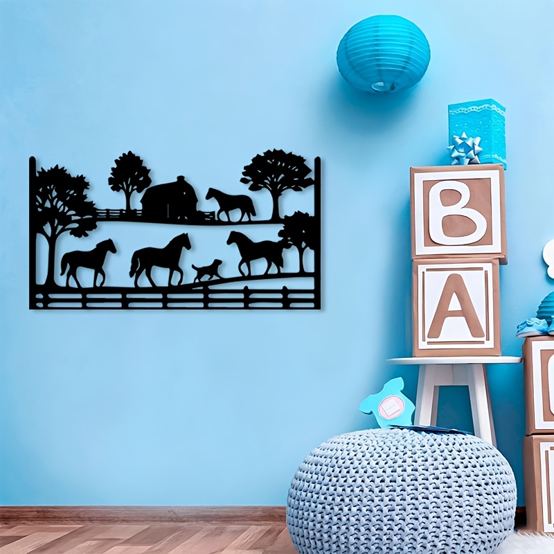 CIFBUY Arte de Parede em Metal - Art Craft Horse avaliação e preço