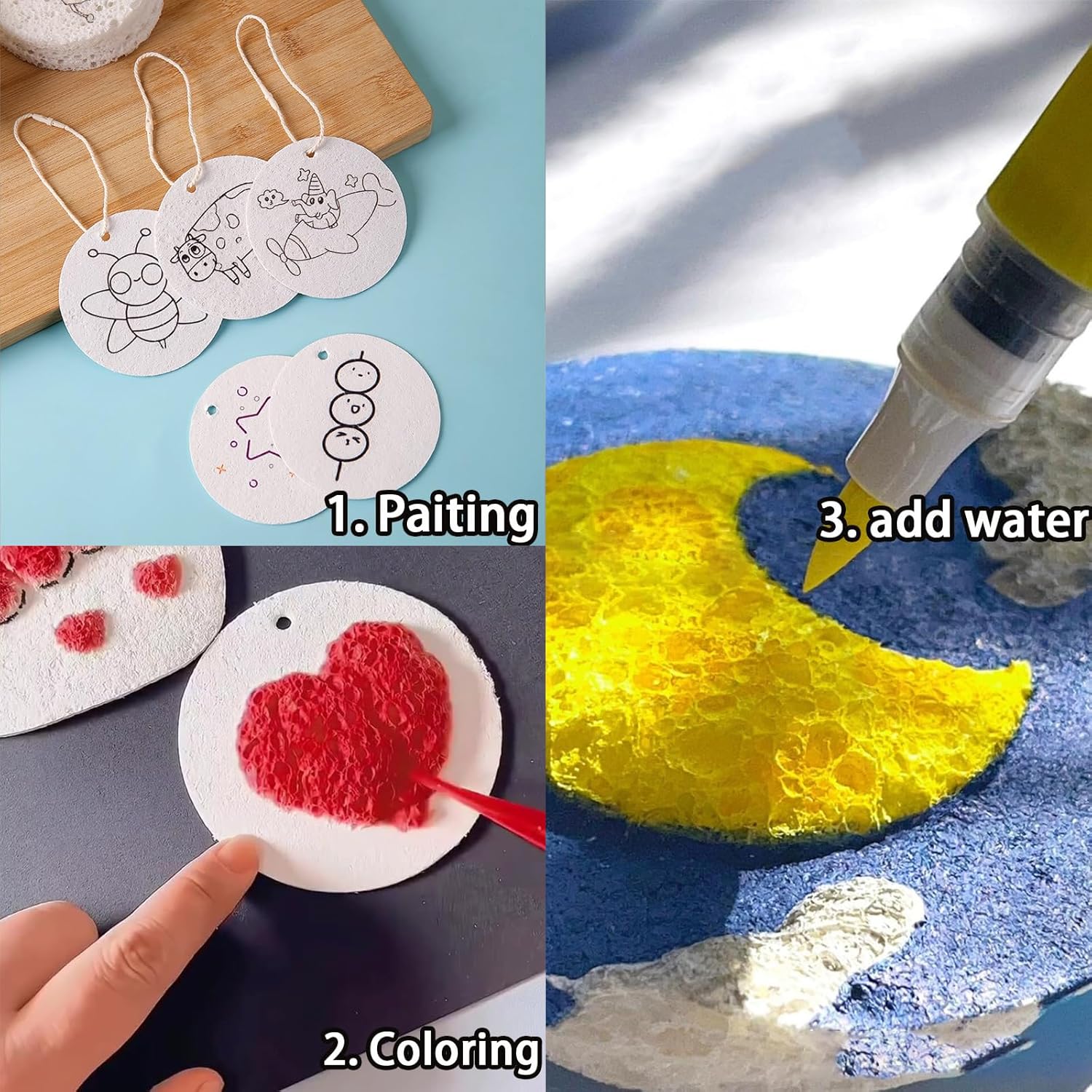 3d inchado espuma textura pint - Art Craft Education avaliação e preço