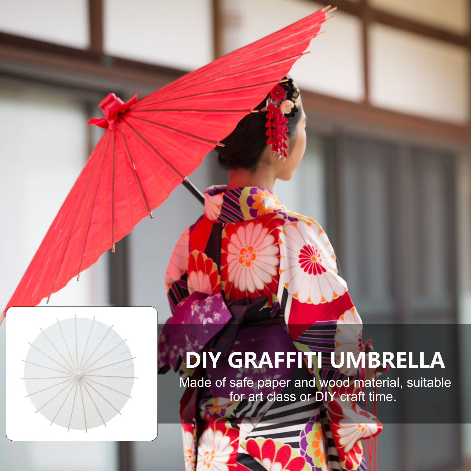 2 Peças Guarda-chuva em Papel  - Art Craft Classes avaliação e preço