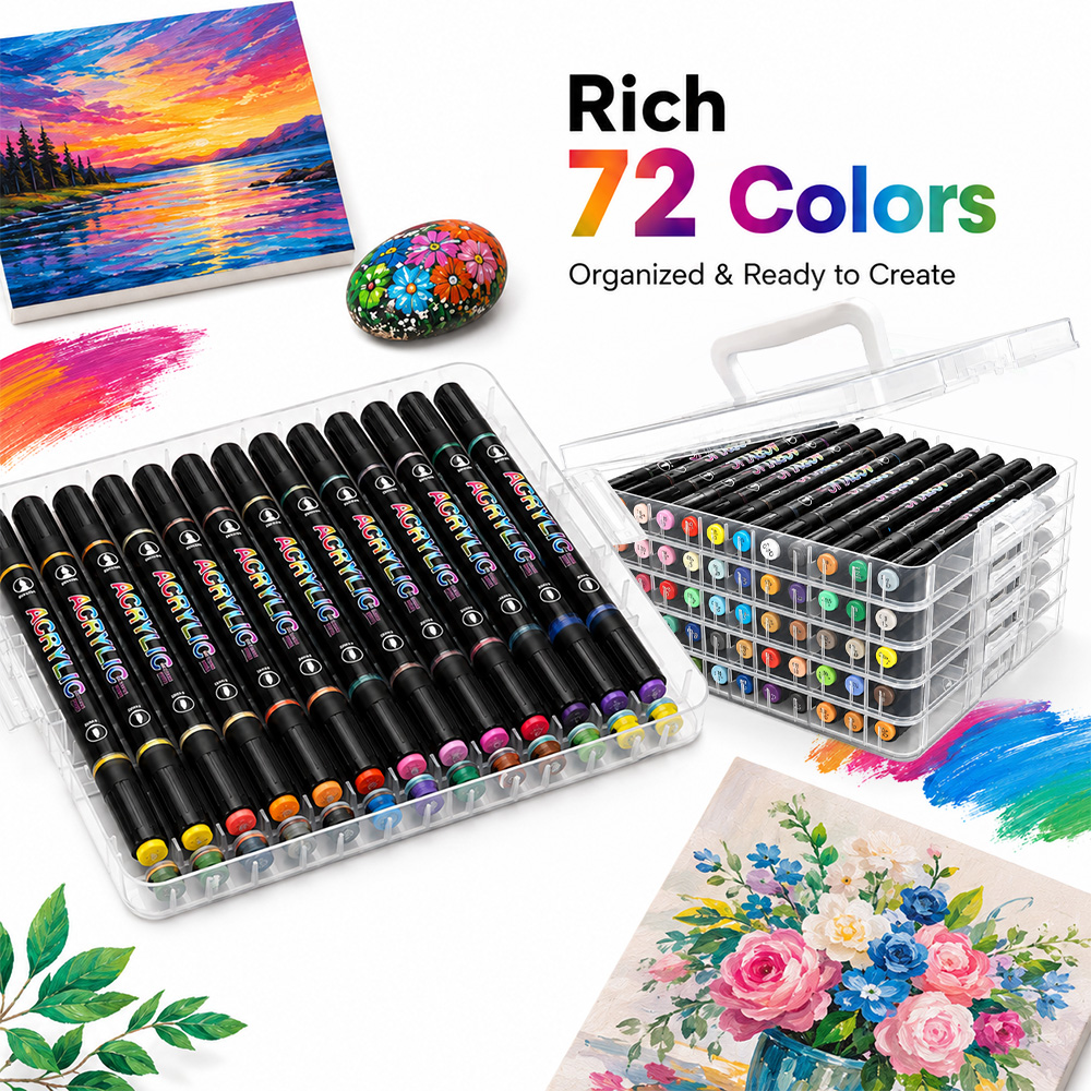Conjunto de Marcadores Acrílic - Art Craft Classes avaliação e preço