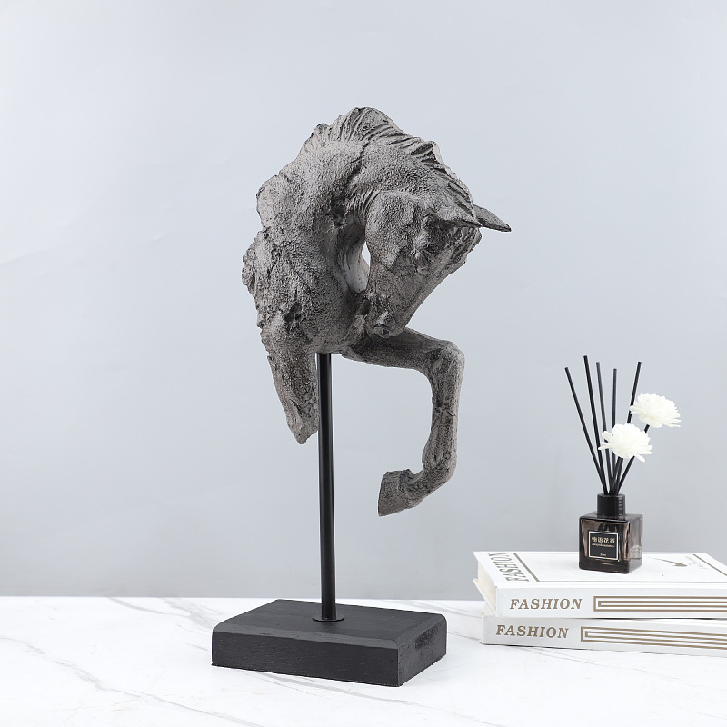Escultura de Cavalo Antigo em  - Art Craft Horse avaliação e preço