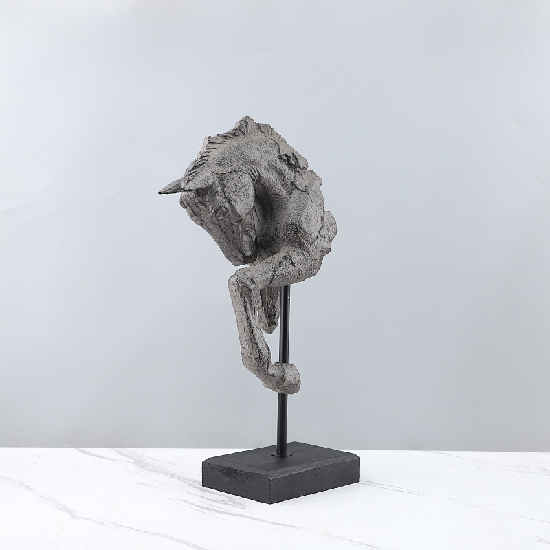 Escultura de Cavalo Antigo em  - Art Craft Horse avaliação e preço