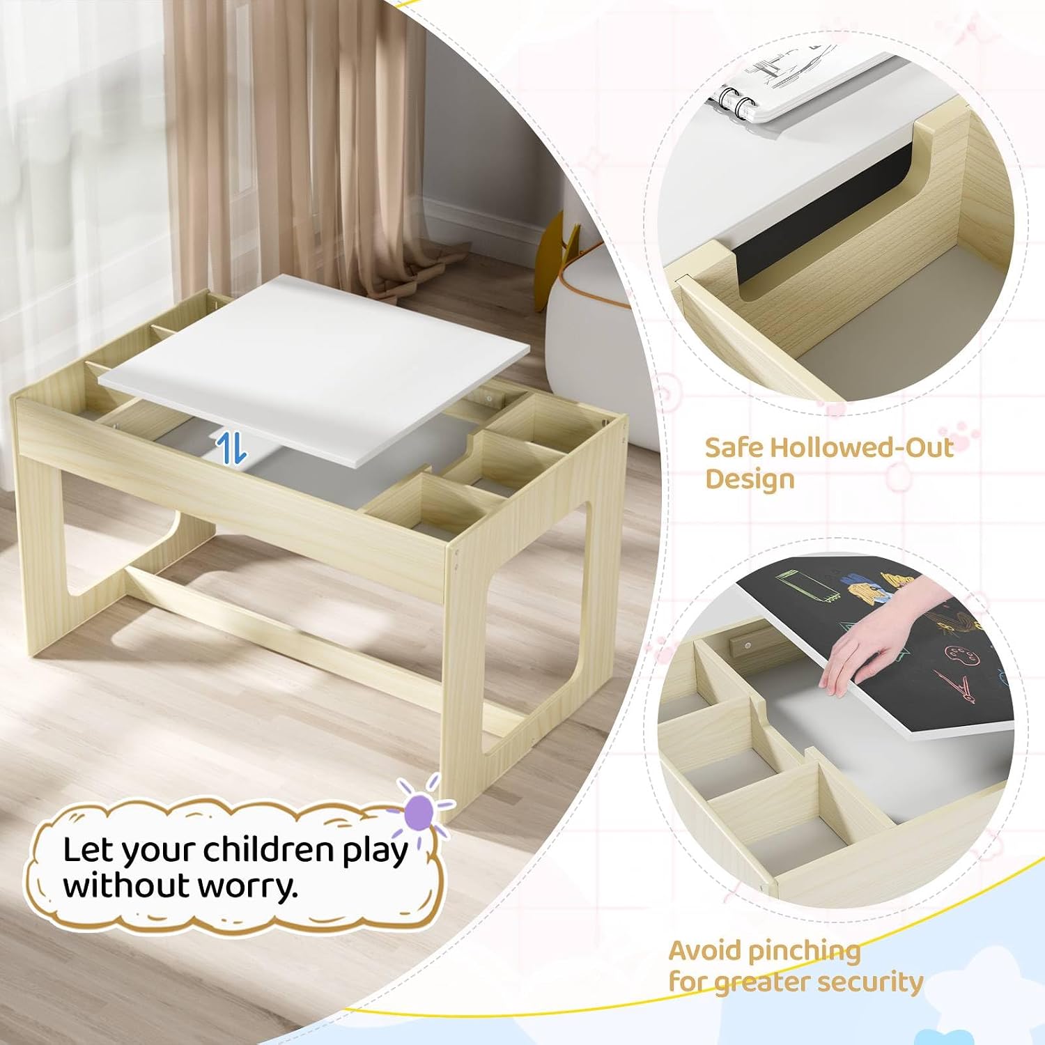 Conjunto de Mesa e Cadeira Inf - Art And Craft For Nursery avaliação e preço