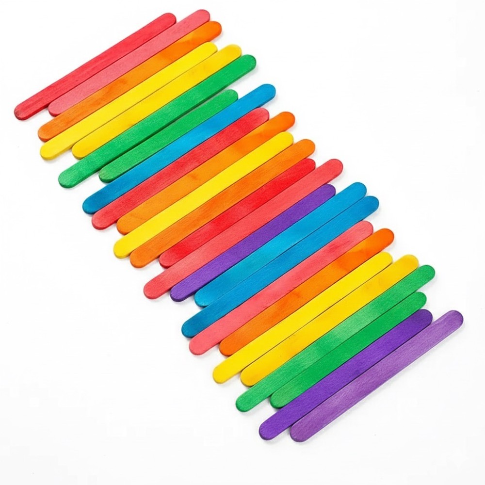 50 peças de palitos de picolé  - Art Craft Education avaliação e preço