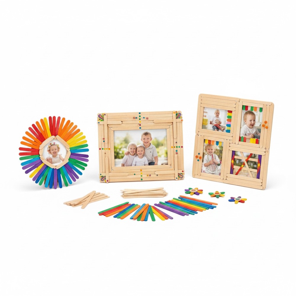 50 peças de palitos de picolé  - Art Craft Education avaliação e preço