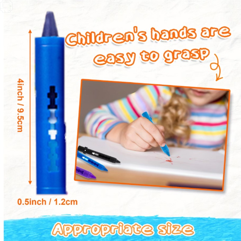 Kit de Lápis de Cera Laváveis  - Art Craft Kindergarten avaliação e preço