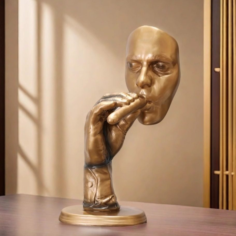 Estatueta de Charuto Vintage E - Art Craft Bar avaliação e preço