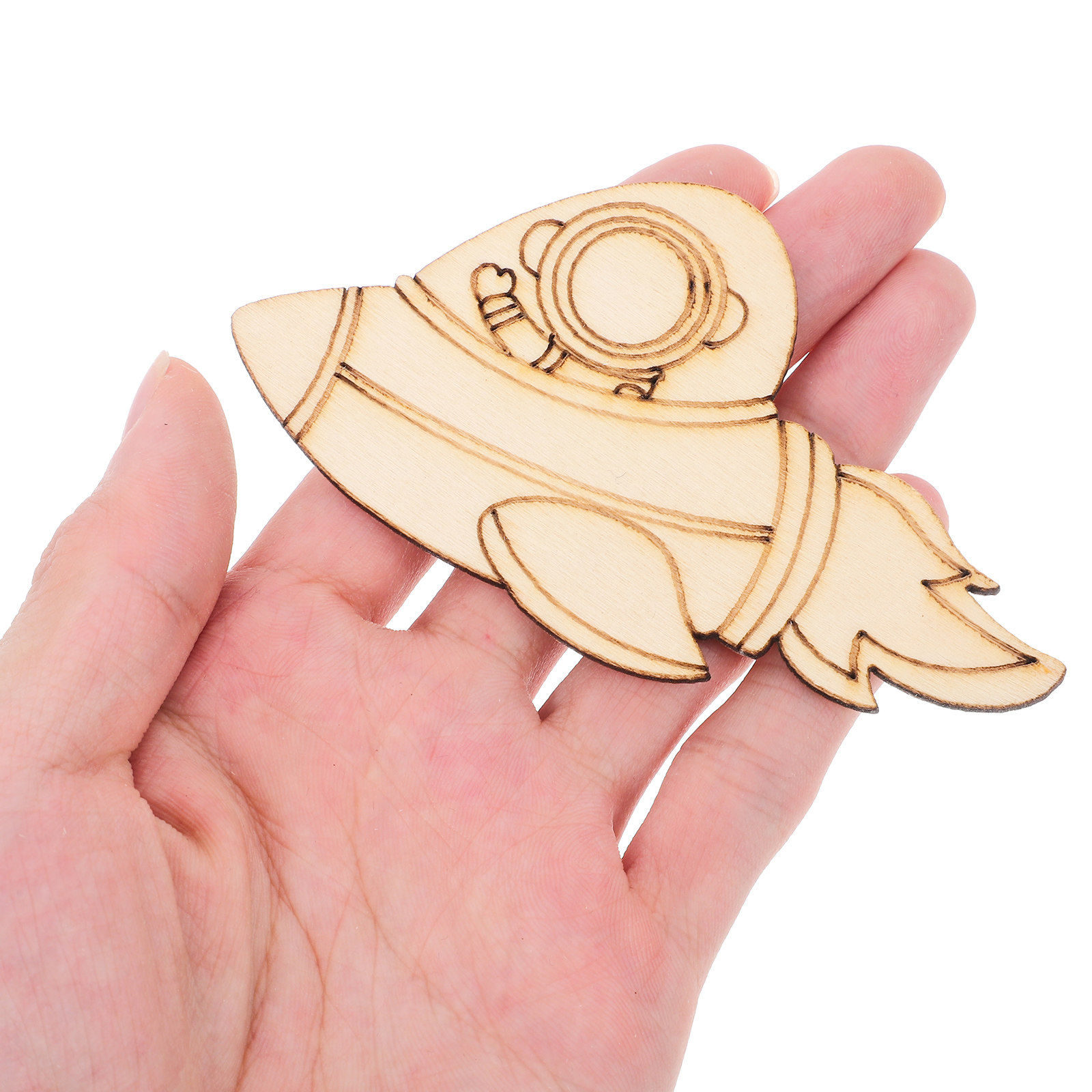 24 Peças de Recortes de Madeir - Art And Craft Rocket avaliação e preço