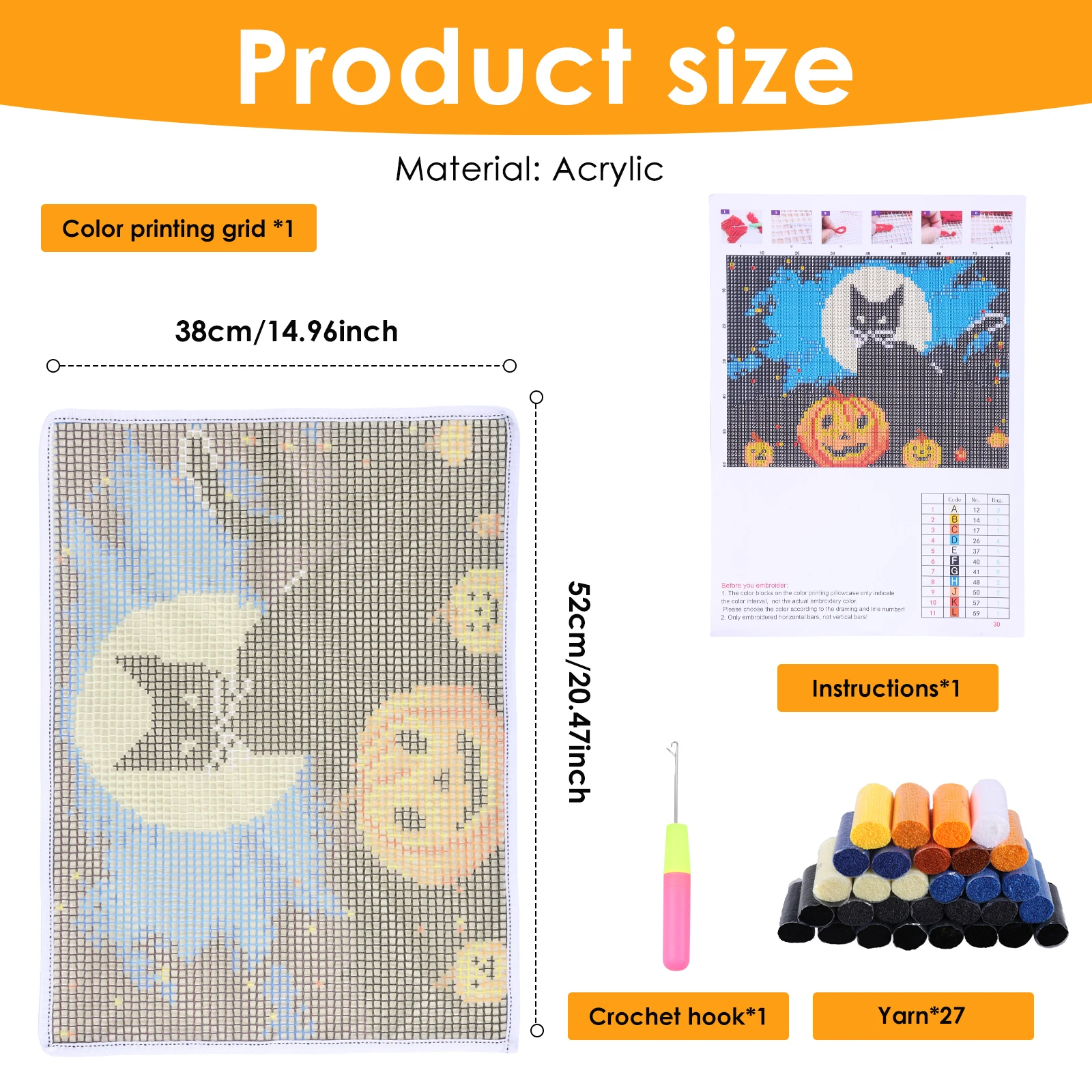 Kits de Bordado com Agulha de  - Punch Needle Kit avaliação e preço