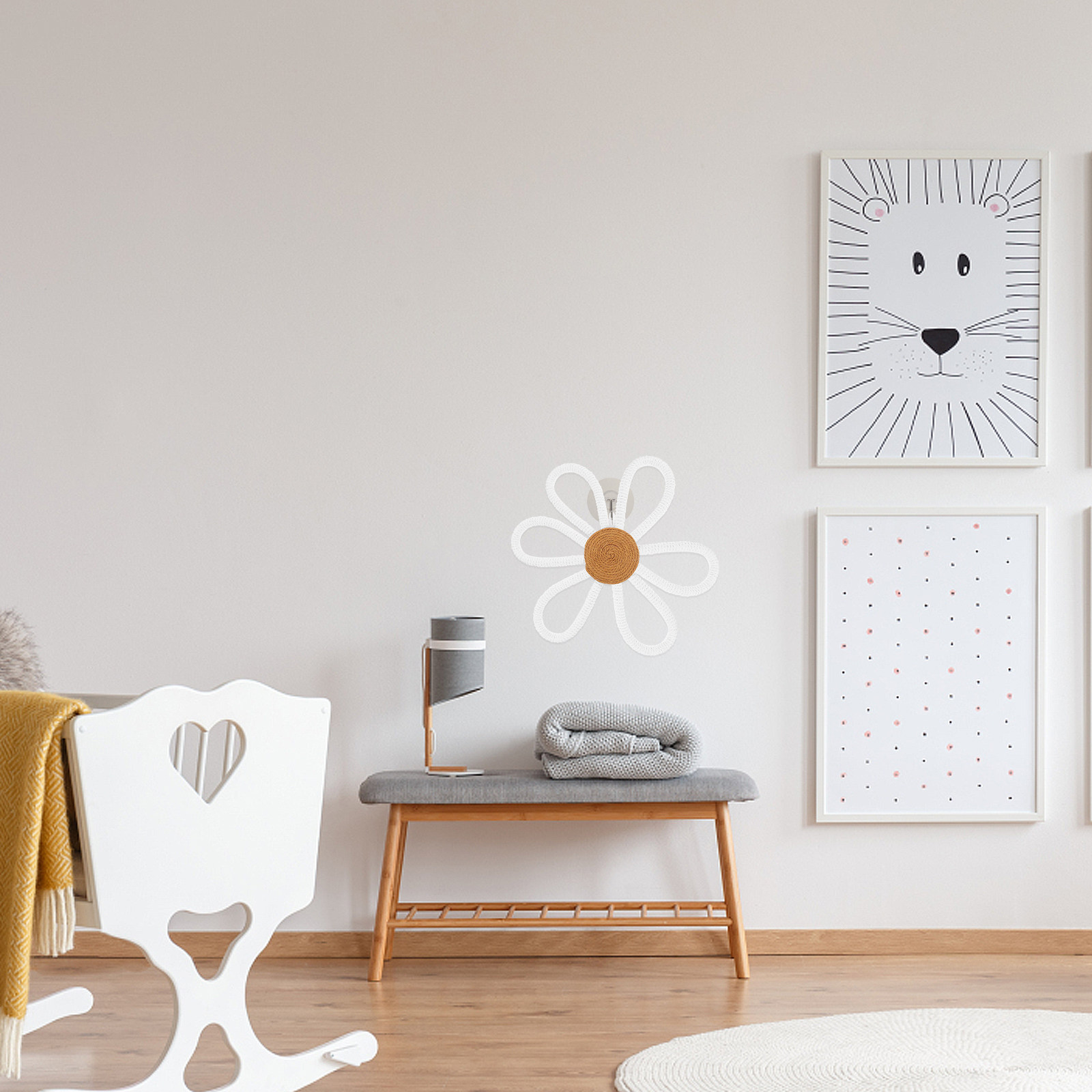Decoração de parede com margar - Art And Craft For Nursery avaliação e preço