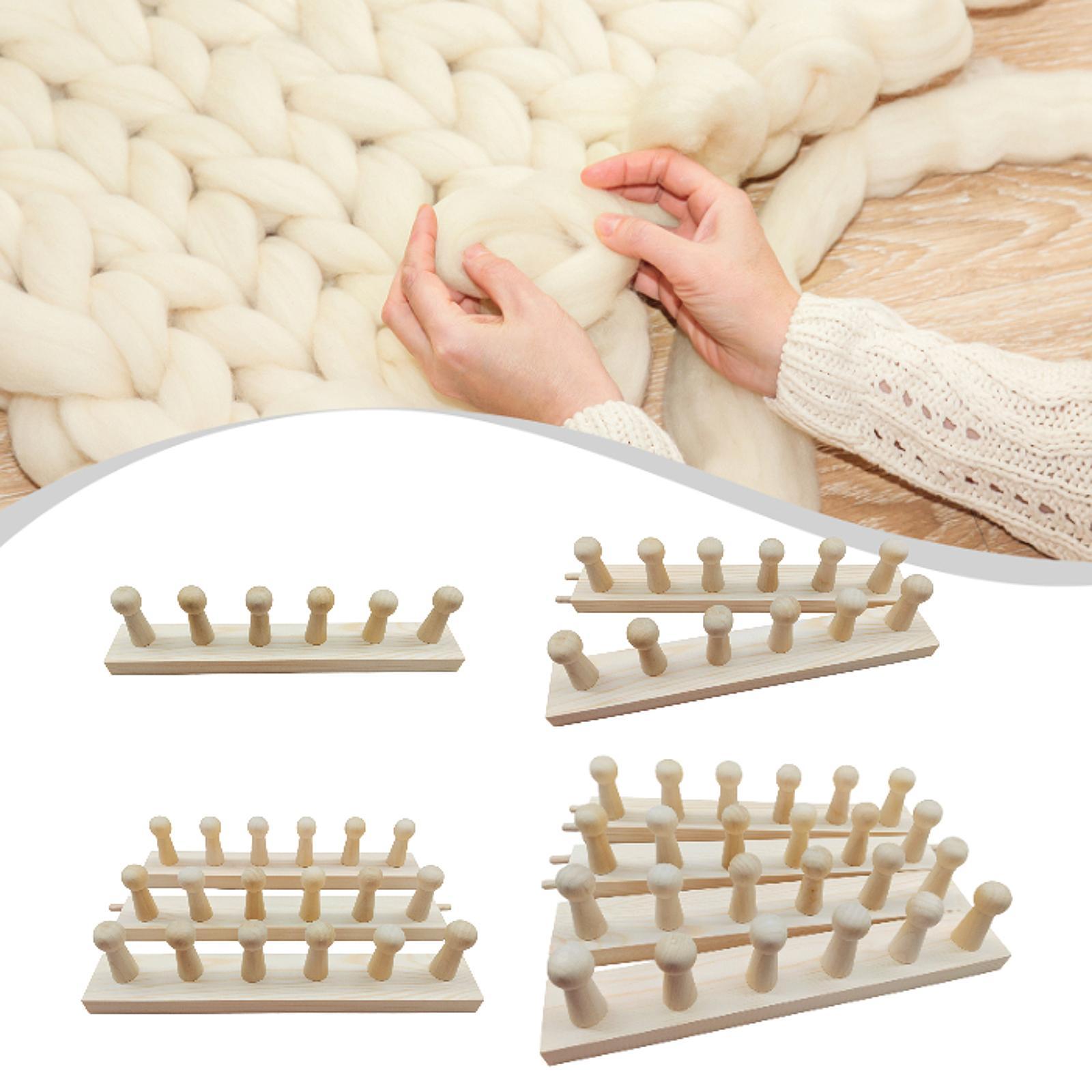 Tear de Tricô de Madeira para  - Loom Weaving Frame avaliação e preço