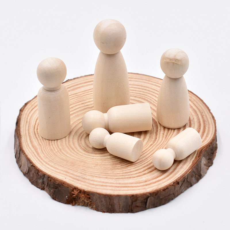 5 Peças de Bonecos de Madeira  - Art And Craft For Nursery avaliação e preço