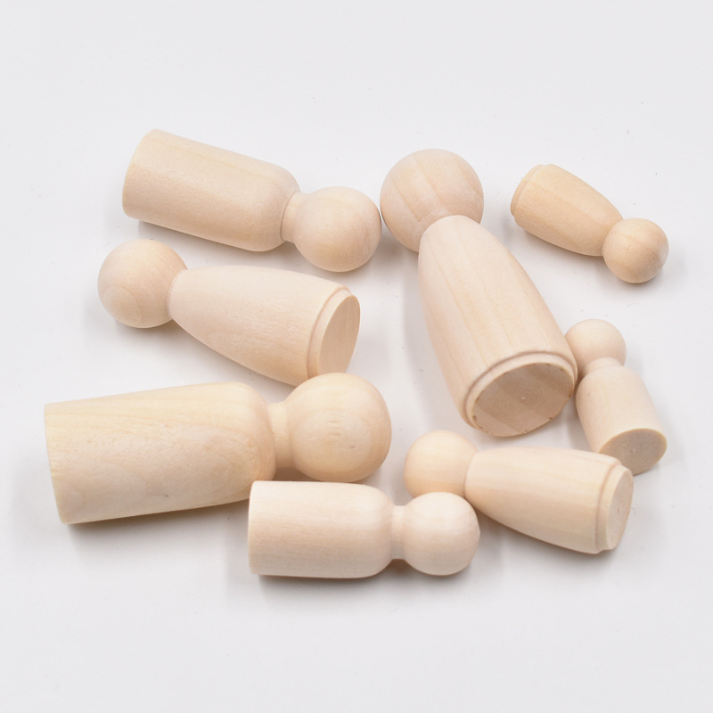 5 Peças de Bonecos de Madeira  - Art And Craft For Nursery avaliação e preço