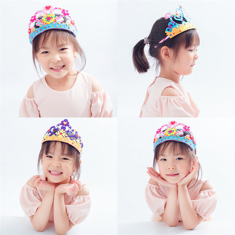 Diy artesanato brinquedo coroa - Art Craft Hat avaliação e preço