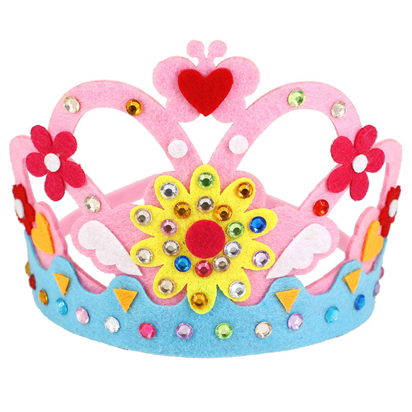 Diy artesanato brinquedo coroa - Art Craft Hat avaliação e preço