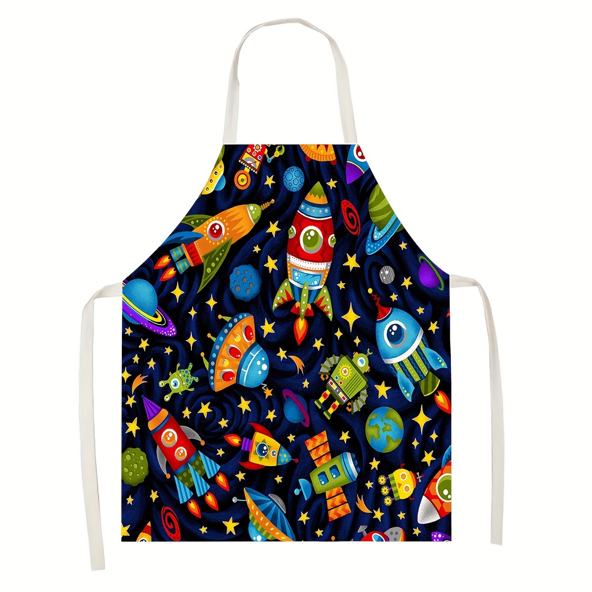Avental Infantil com Tema Espa - Art And Craft Rocket avaliação e preço