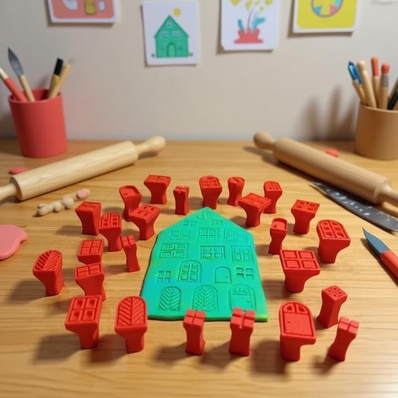 Kit de Carimbos e Moldes de Ar - Art Craft Clay avaliação e preço