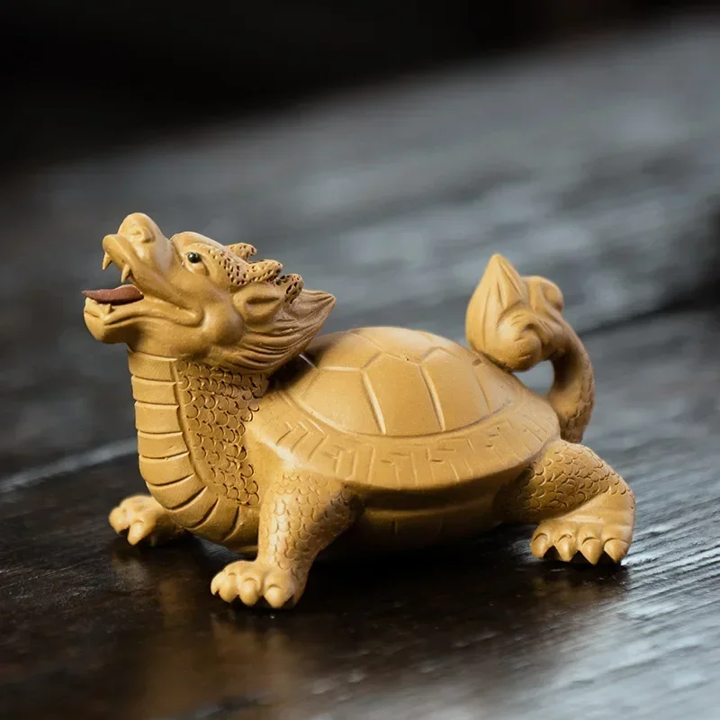 Estatueta de Tartaruga Dragão  - Art Craft Clay avaliação e preço