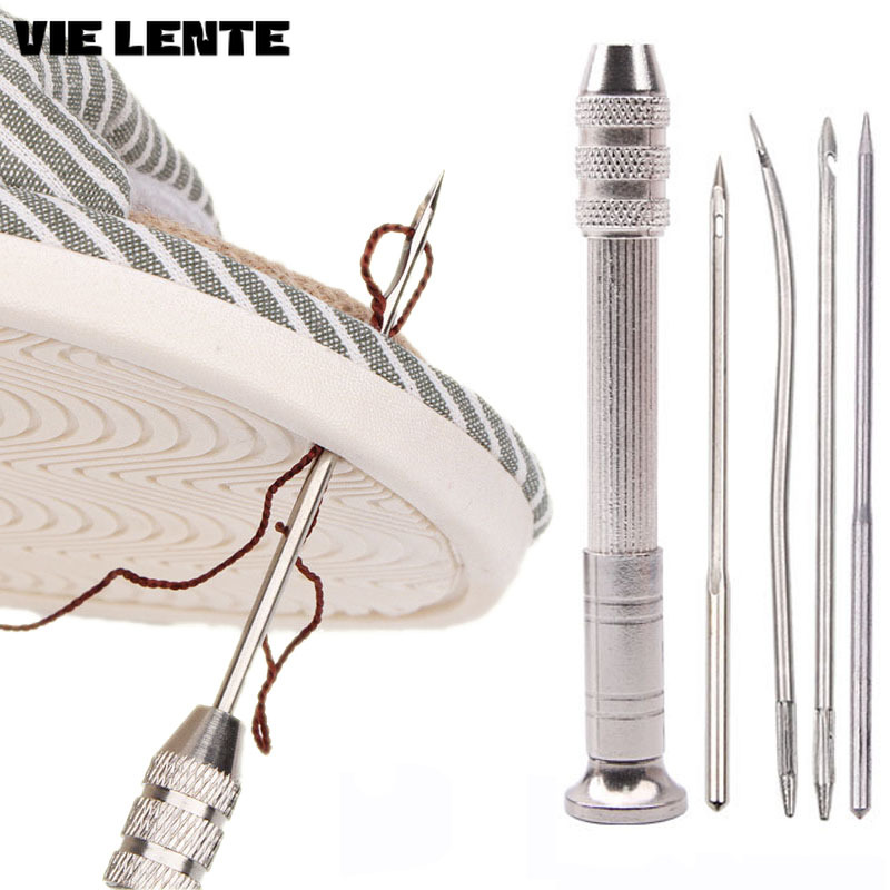 Couro Sewing Awl Set, Shoes Re - Punch Needle Kit avaliação e preço