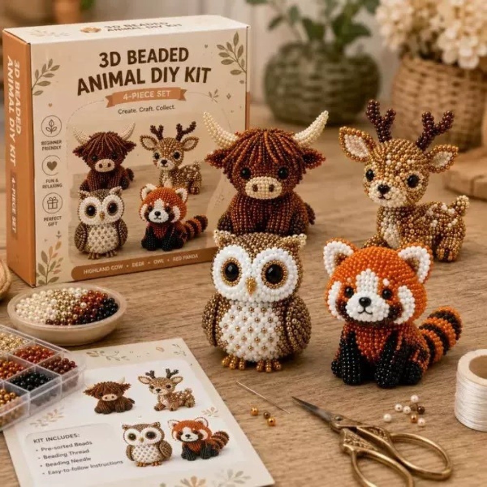 Kit de Bordado com Miçangas de - Art Craft Education avaliação e preço