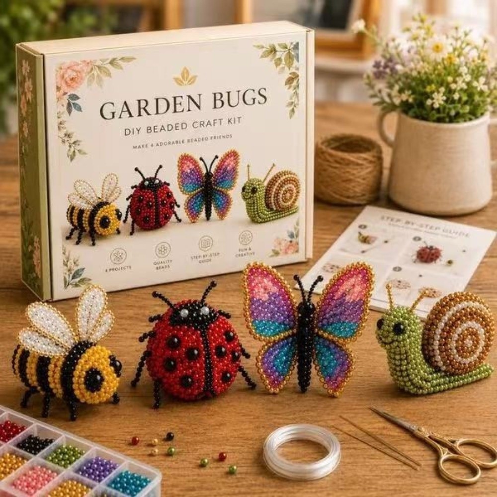 Kit de Bordado com Miçangas de - Art Craft Education avaliação e preço