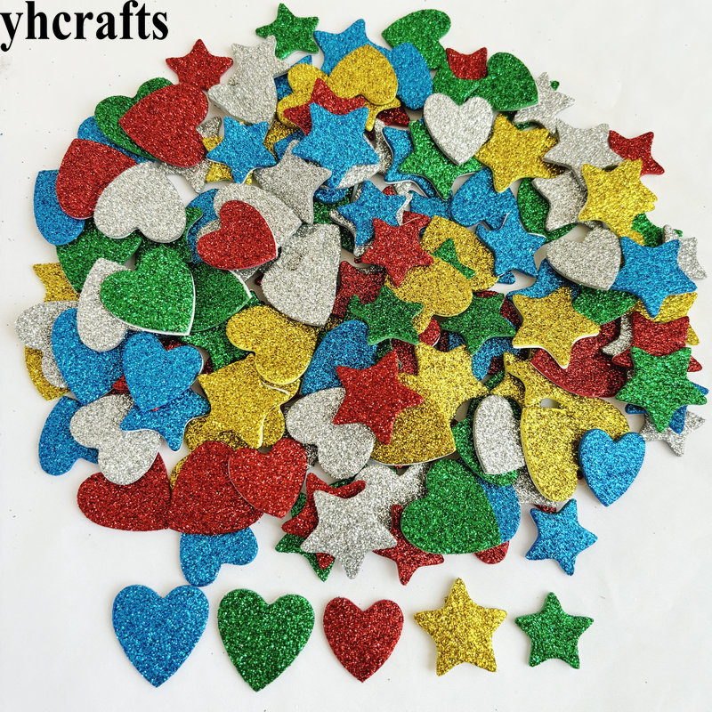 Glitter Star e Hearts Foam Ade - Art Craft Kindergarten avaliação e preço