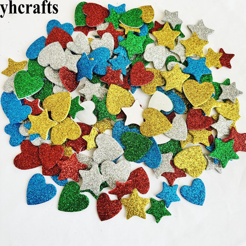 Glitter Star e Hearts Foam Ade - Art Craft Kindergarten avaliação e preço