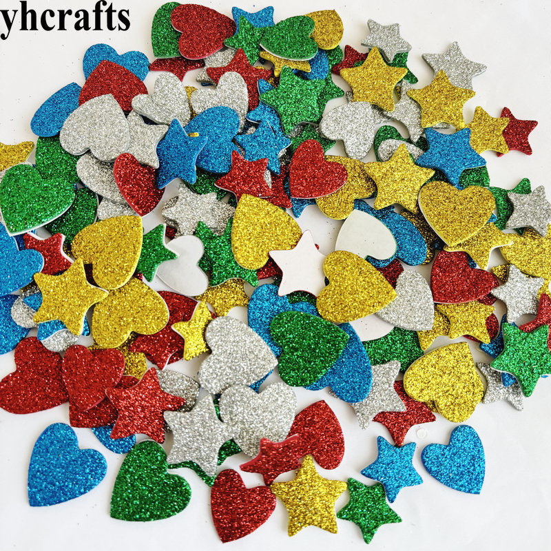 Glitter Star e Hearts Foam Ade - Art Craft Kindergarten avaliação e preço