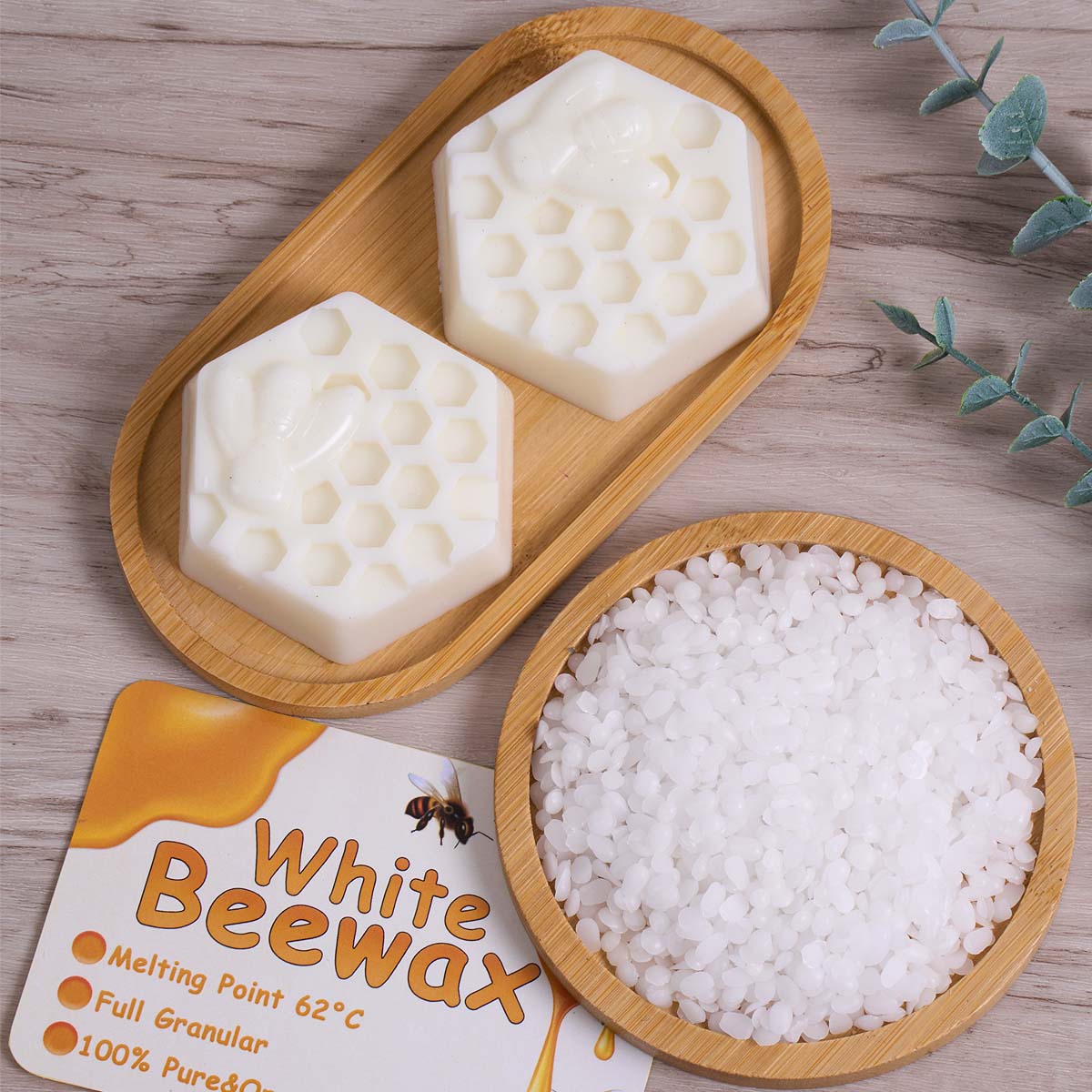 Cera de abelha branca pura nat - Candle Making Wax avaliação e preço